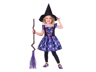 Strój dziecięcy Czarownica Wiedźma Halloween 3-4 lata