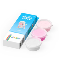 S.CENA HEY CLAY_FIG_PSI PRZYJACIELE_PUDEL_3PAK_CEE