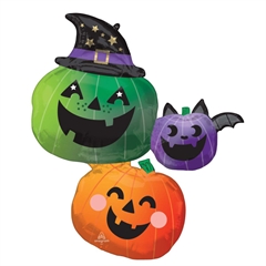 Balon foliowy halloween dynie 83cm x 73cm