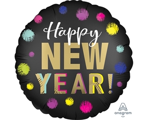 Balon foliowy Happy new year