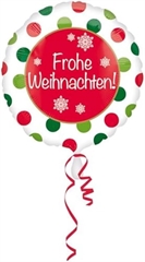 Balon foliowy Frohe Weihnachten