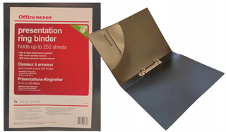 Segregator A4/2 PP czarny Office Depot