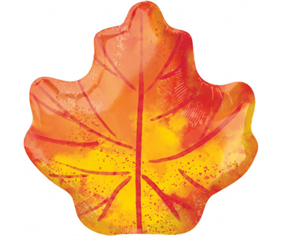 Balon foliowy liść 40cm x 53cm