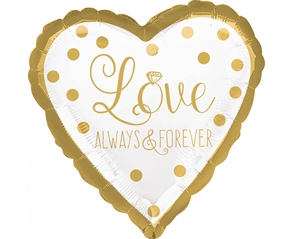 Balon serce 46cm