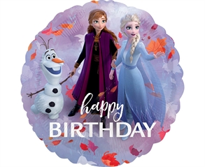 Balon foliowy Kraina Lodu Frozen Happy Birthday 43 cm