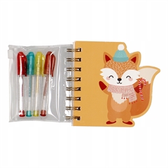 Kołonotes mini + długopisy