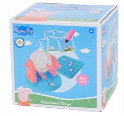 Gra towarzyska Edukacyjna Bingo Świnka Peppa