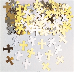 Konfetti złote i srebrne