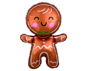 Balon foliowy Piernikowy ludzik, 55x78 cm