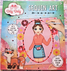 Zestaw kreatywny cekiny