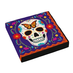 Serwetki Day of the Dead Czaszka Halloween 33 x 33 cm, 16 szt.
