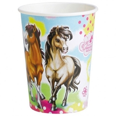 Art party kubki papierowe Konie