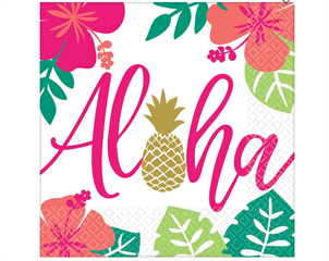 Serwetki Hawajskie Aloha - 33 cm - 16 szt