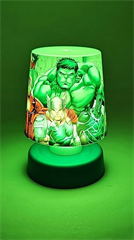 Lampka nocna dla dzieci Avengers Marvel zmieniająca kolory