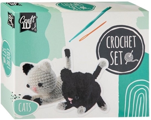 ZESTAW DO SZYDEŁKOWANIA DLA POCZĄTKUJĄCYCH KOTKI