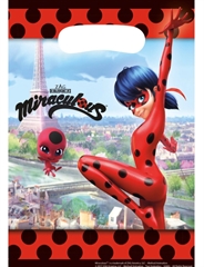 Torebki Miraculum Biedronka i Czarny Kot 8 szt