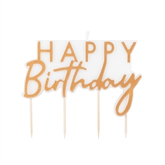 Świeczka BIRTHDAY urodzinowa   Happy Birthday