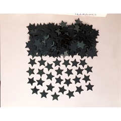 Konfetti gwiazdy czarne