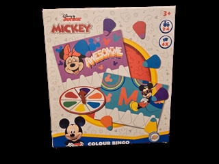 Gra planszowa Gra kolorowe bingo Disney Myszka Mickey