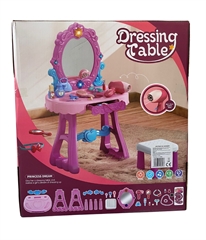 -Toaletka B/O 23 el z krzesełkiem 49x29x74 światło dźwięk color box rozm opak 40x51,5x11cm 013060