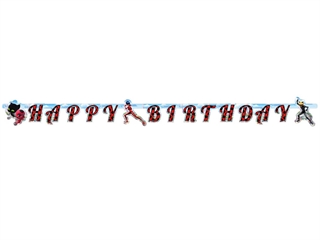 Baner Happy Birthday Miraculum - 170 cm