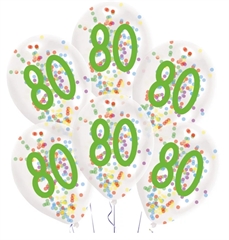 Balony   80   27.5cm 6szt