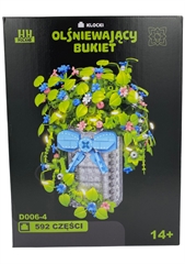 Klocki - Bukiet z oświetleniem LED, 592 części w zestawie, CBX 22x29x7