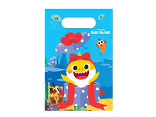 Prezentowe torebki urodzinowe Baby Shark 8 szt.