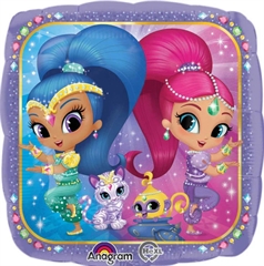 Balon foliowy Shimmer i Shine 43x43 cm