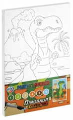 Malowanie Po Numerach Dino Zielony