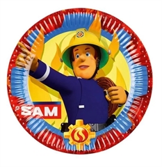 Talerzyki papierowe Strażak Sam