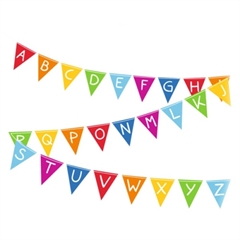 Girlanda / Baner Urodzinowy / Alfabet / Szkoła / Przedszkole / 400 cm