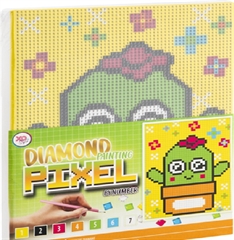 Diamentowy obraz Kaktus 20x15 cm