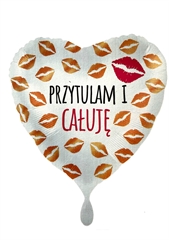 Balon foliowy Przytulam i całuję