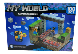 S.CENA Klocki magnetyczne My world 100el SX-100