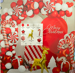 PROM Zestaw zrób to sam girlanda balonowaświąteczna AFS215