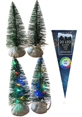 PROM Choinka LED 2pak 14cm