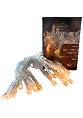 PROM LED 20 ciepłe Światło