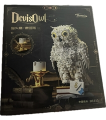 Klocki konstrukcyjne sowa, ilość elementów 1127, cbx25x28x7 cm