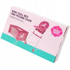 ŁÓŻKO KRZESŁO FOTELIK do karmienia lalek