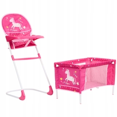 ŁÓŻKO KRZESŁO FOTELIK do karmienia lalek