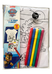 Psi Patrol Pokoloruj swój własny T-Shirt Rozmiar 98-104