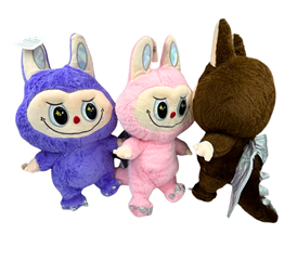 PROM Maskotka pluszowa Labu 36cm smok zeskrzydłami mix kolor