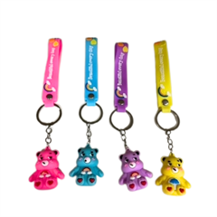 Brelok gumowy misiaczek siedzący z opaską 111808