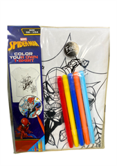 Spiderman Pokoloruj swój własny T-Shirt Rozmiar 98-104