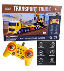 Laweta z koparka,fullfunction,światła,muzyka,zasilanie 3,7V+2AA i 3,7V