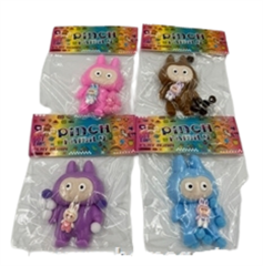 Gniotek LABU płaski zabawka antystresowa (mochi taba) 10cm 16szt w displayu