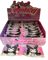 S.CENA Zabawka antystresowa- mochi taba gniotek Kuromi z kuleczkami (20szt w displayu) 61600