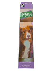 PROM Malowanie diamentami 30x30cm Pies Grafix