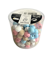 S.CENA Koraliki drewniane kolorowe Grafix